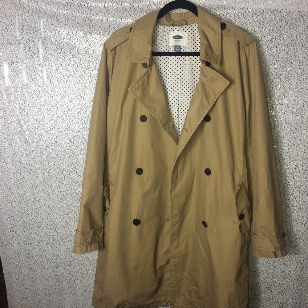 Tan Old Navy Trench Coat